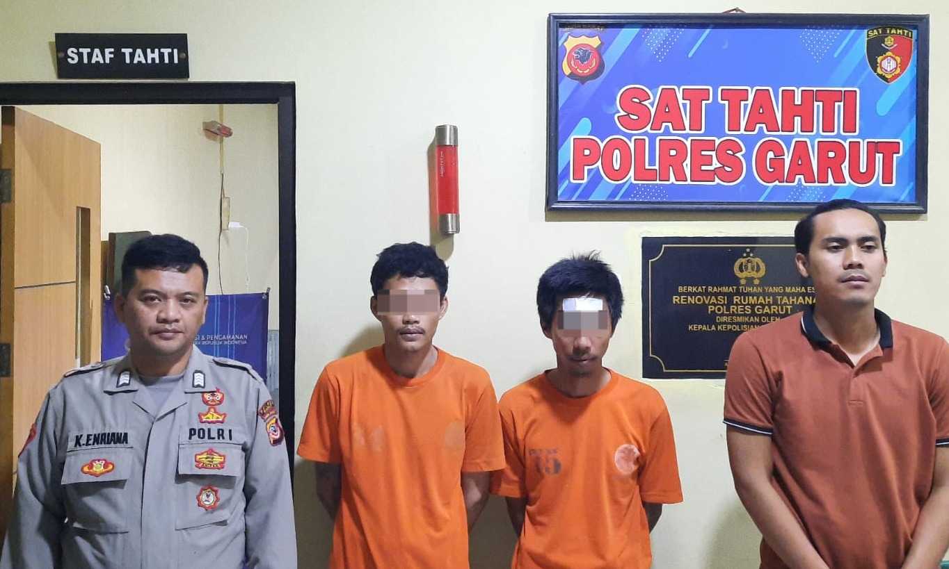 Sat Narkoba Polres Garut Tangkap Dua Pengedar Sabu di Limbangan