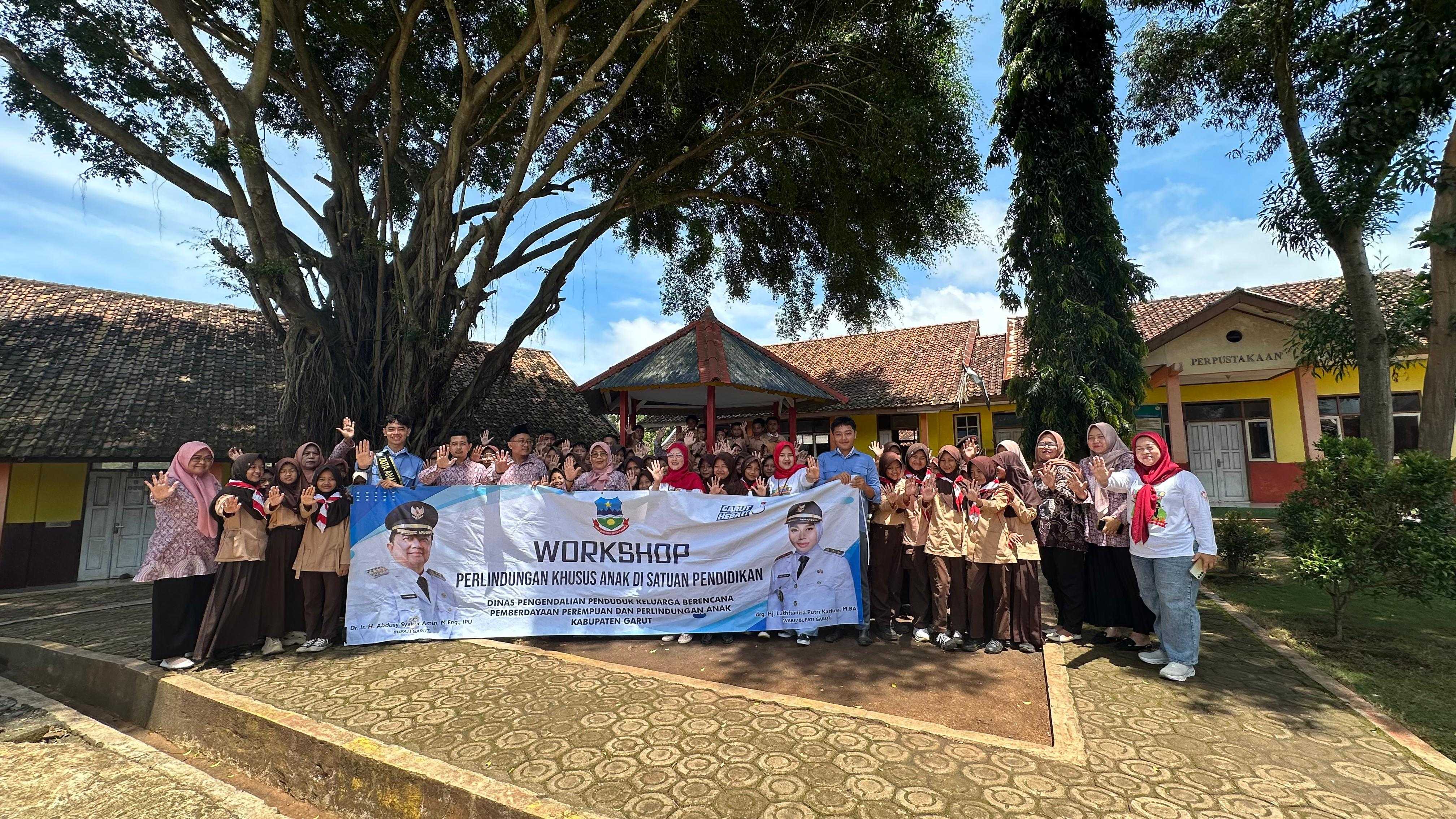 DPPKBPPPA Garut Gelar Sosialisasi Pencegahan Kekerasan terhadap Anak di SDN 2 Karyamukti, Tanamkan Nilai Kepedulian Sejak Dini