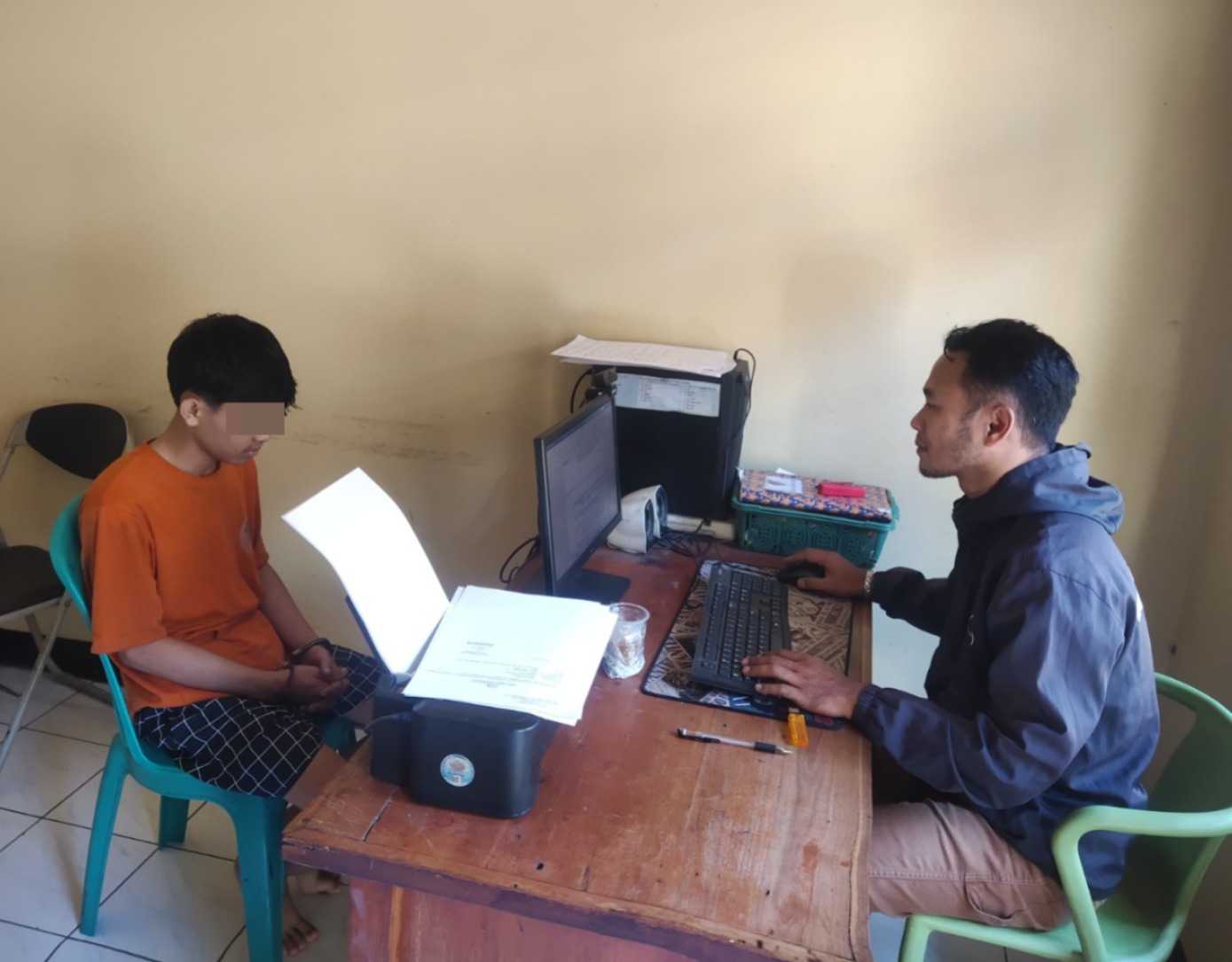 Teman Sendiri Gasak Motor, Polisi Tarogong Kidul Tangkap Pelaku Curanmor