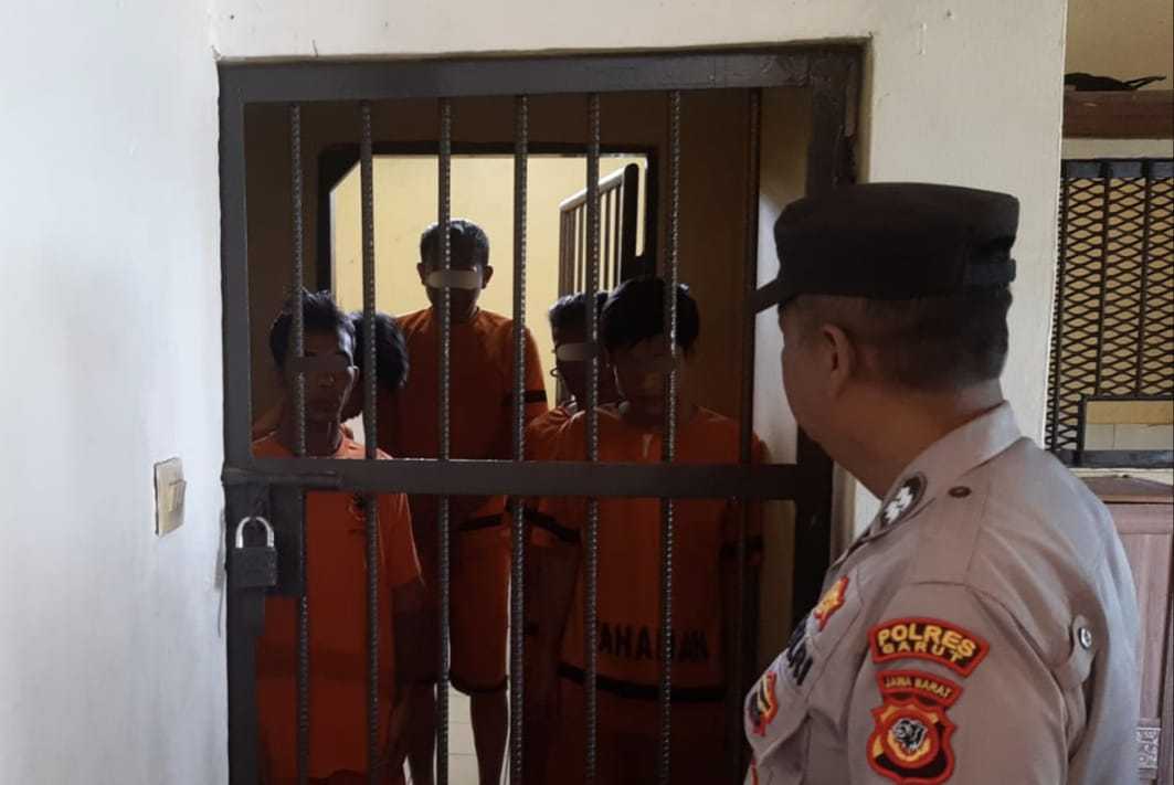 Lima Pelaku Curanmor Jaringan Lintas Wilayah Garut Ditangkap Polisi