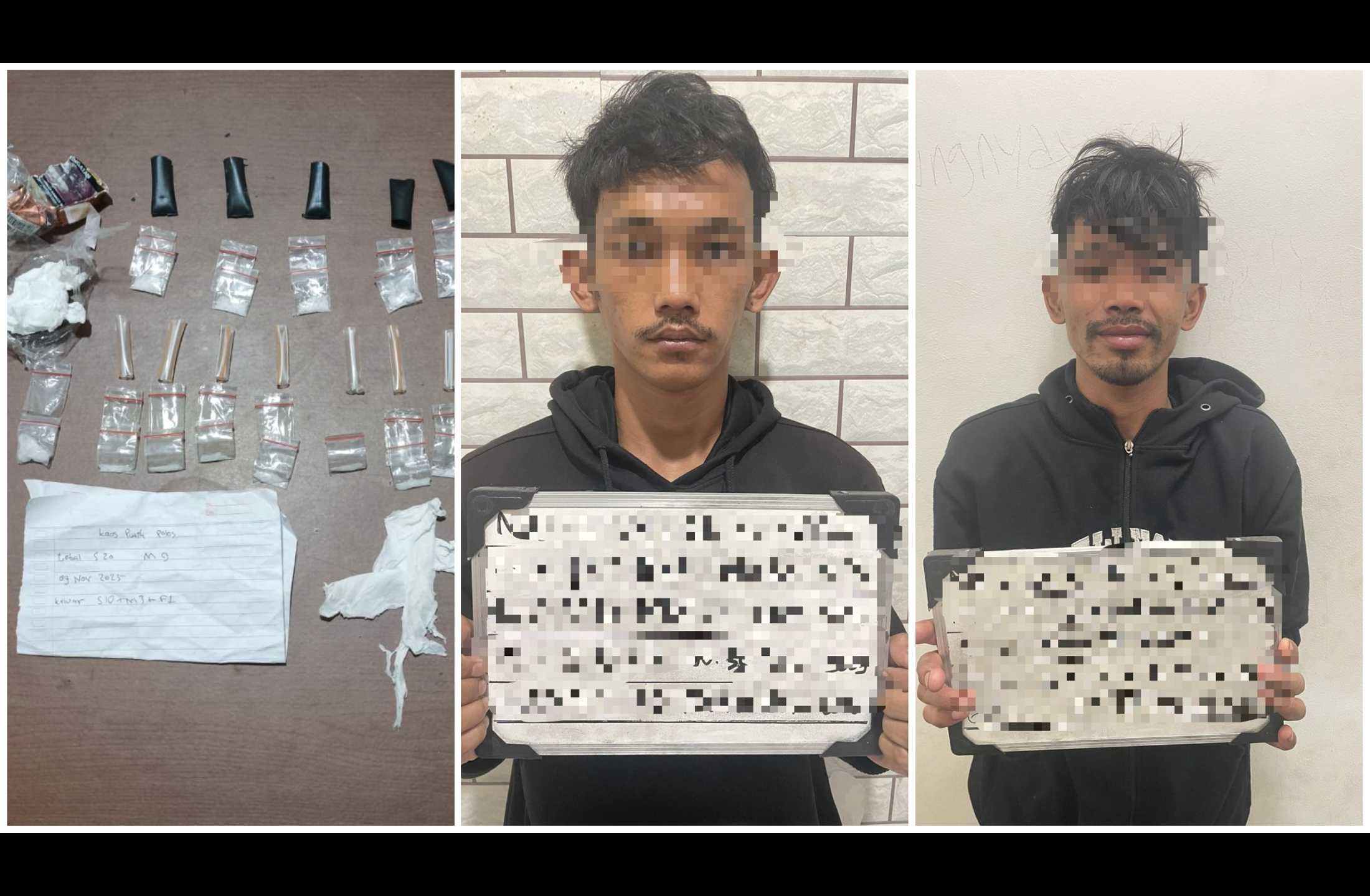 Dua Pengedar Sabu Dibekuk Sat Narkoba Polres Garut, Barang Bukti Lebih dari 10 Gram Diamankan