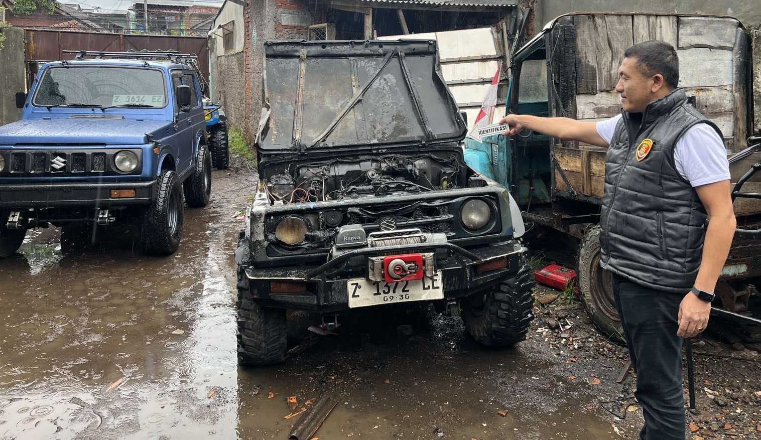 Dua Orang Tewas Akibat Kebakaran Mobil di Bengkel Astana Girang, Polisi Lakukan Pendalaman