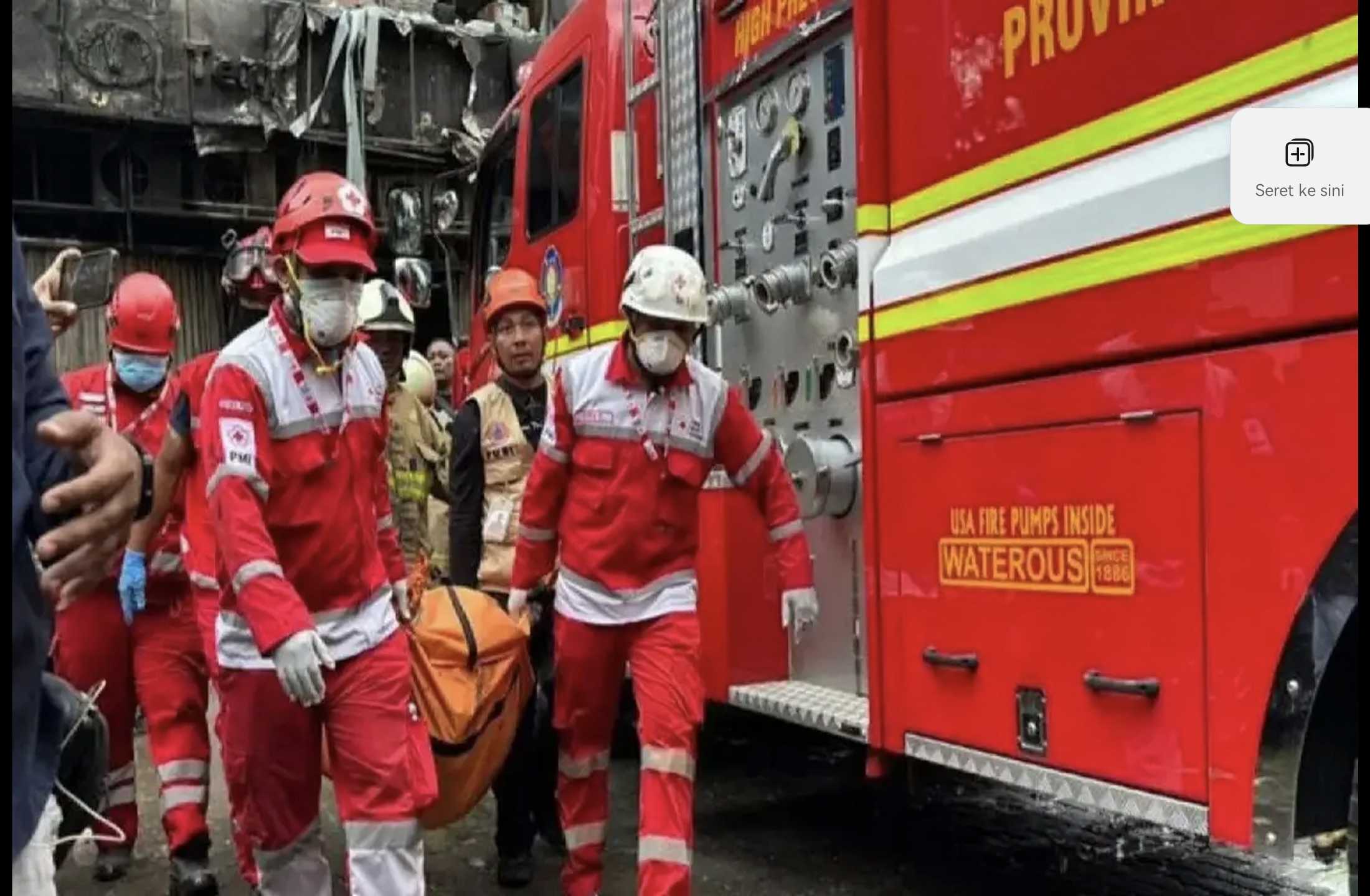 Ibu Hamil Menjelang Persalinan Jadi Korban Kebakaran Ruko Terra Drone Kemayoran