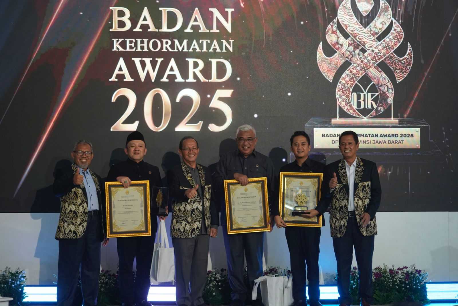 Aceng Malki Sabet Penghargaan Badan Kehormatan DPRD Jawa Barat Tahun 2025