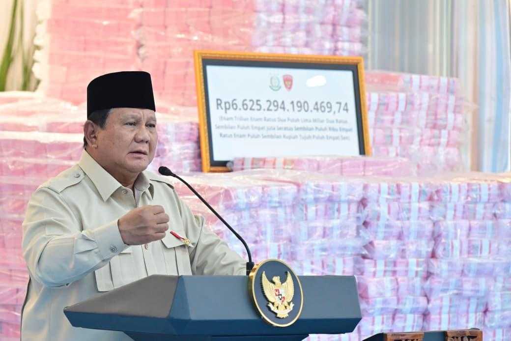 Prabowo Tegaskan Komitmen Berantas Korupsi, Penyelamatan Rp6,6 Triliun Disebut Baru Permulaan